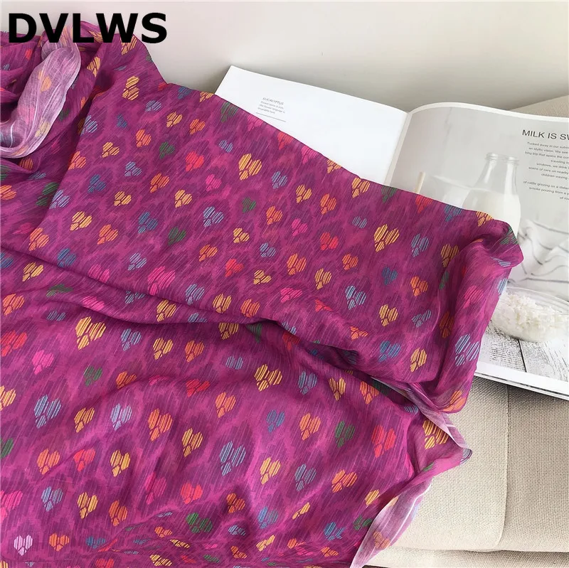 Корейский маленький теплый шарф весна лето осень женский хлопковый шелковый