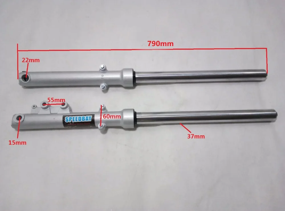 GZ125HS GZ150 A QS150B 775 мм передняя подвеска мотоциклетные амортизаторы вилки|fork shocks|fork