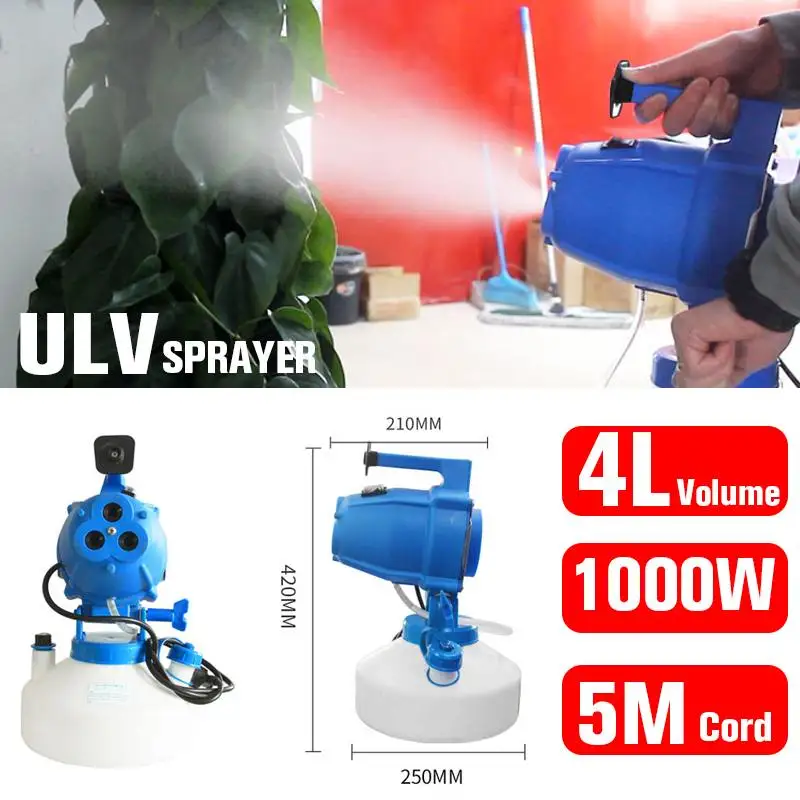 4L Емкость Электрический ULV Fogger опрыскиватель убийца комаров Дезинфекция машина
