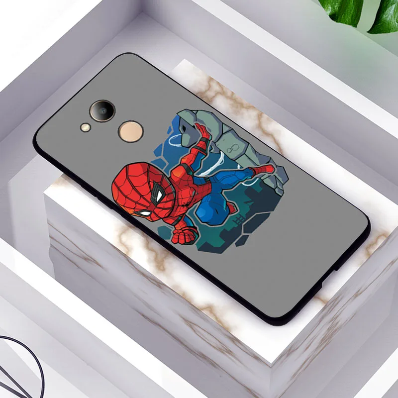 TPUBLK594 Тор, Мстители для huawei Honor 6C Pro Чехол Honor 5A Ru 6X 6A Honor 7A Pro 7C Чехол черный ТПУ для huawei Honor 9 8 Lite 6C - Цвет: TPUBLK594