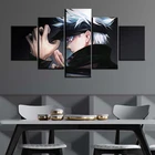 5 или 3 шт., картина маслом в стиле аниме, для домашнего декора