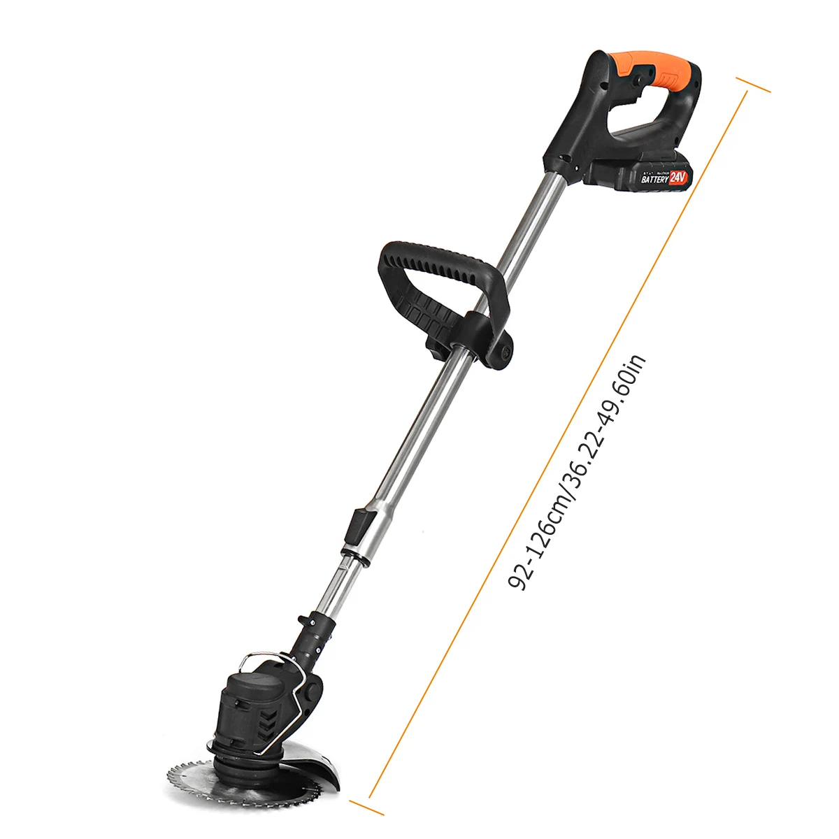 

24V Electric Lawn Mower Cordless Grass Trimmer with 2PCS Rechargeable Battery Auto Lawn Mower Garden Tools