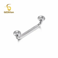 g23titan g23 titanium internally threaded surface piercing bar titanium barbell for body piercing jewelry