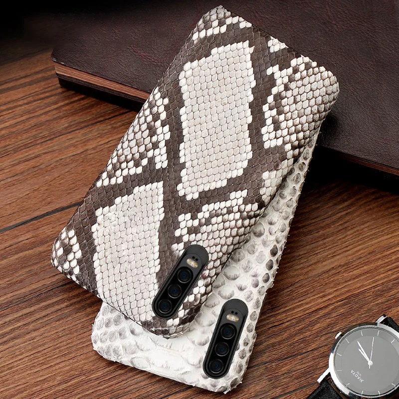 

Luxury Phone Case For Huawei P10 P20 P30 Lite Mate 10 20 lite Pro Y7 Y9 P Smart 2019 Python Skin Case For Honor 8X 9X 10 20 lite