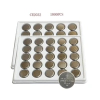 cr2032 1000pcs 2032 battery button cell coin 3v lithium batteries cr 2032 br2032 dl2032 ecr2032 for watch electronic toy remote