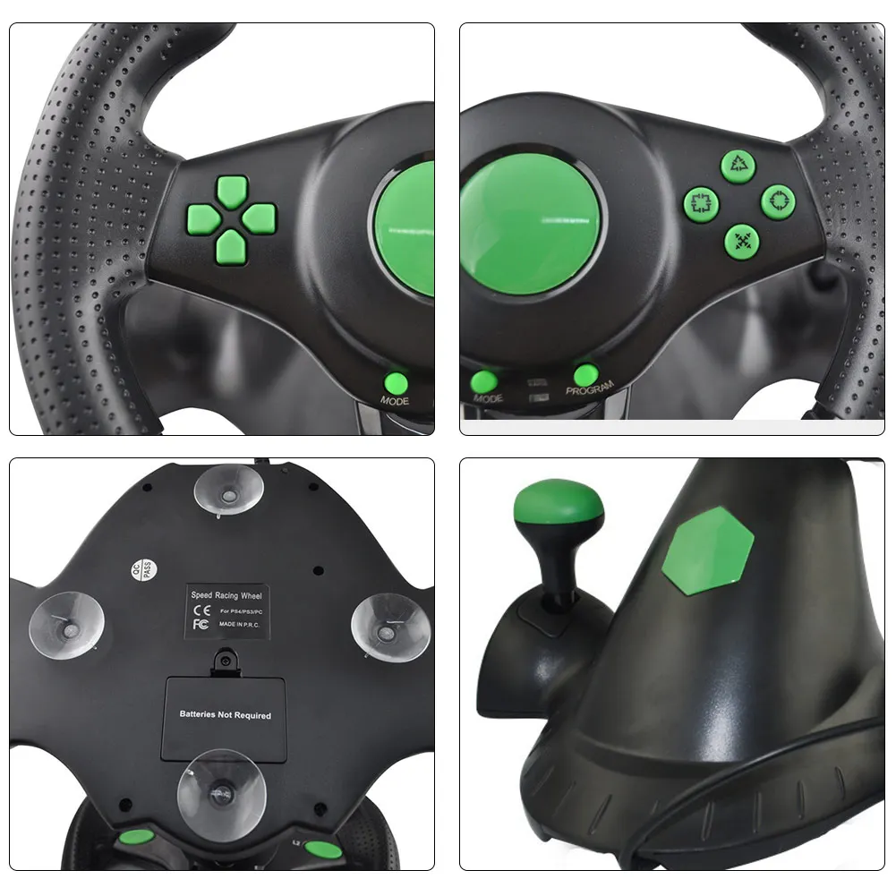 XBOX-360/PC игра рулевое колесо USB компьютера вибрации рулевого колеса игровой Sim