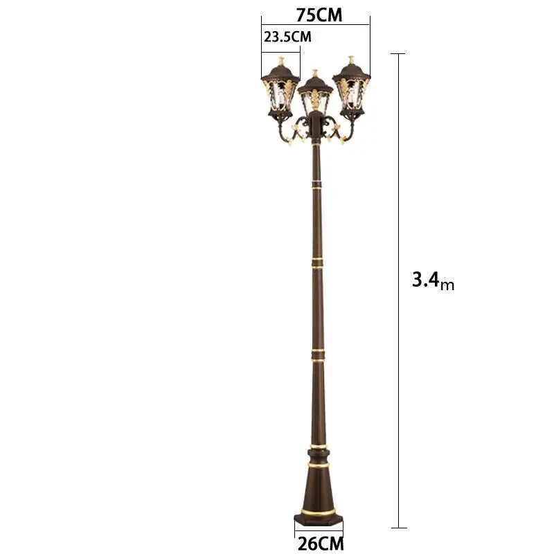 Square Bouwlamp Farola Exterior Straatverlichting Strassenbeleuchtung Led Luminaire Exterieur Plaza Lampione Street Road Light | Лампы и