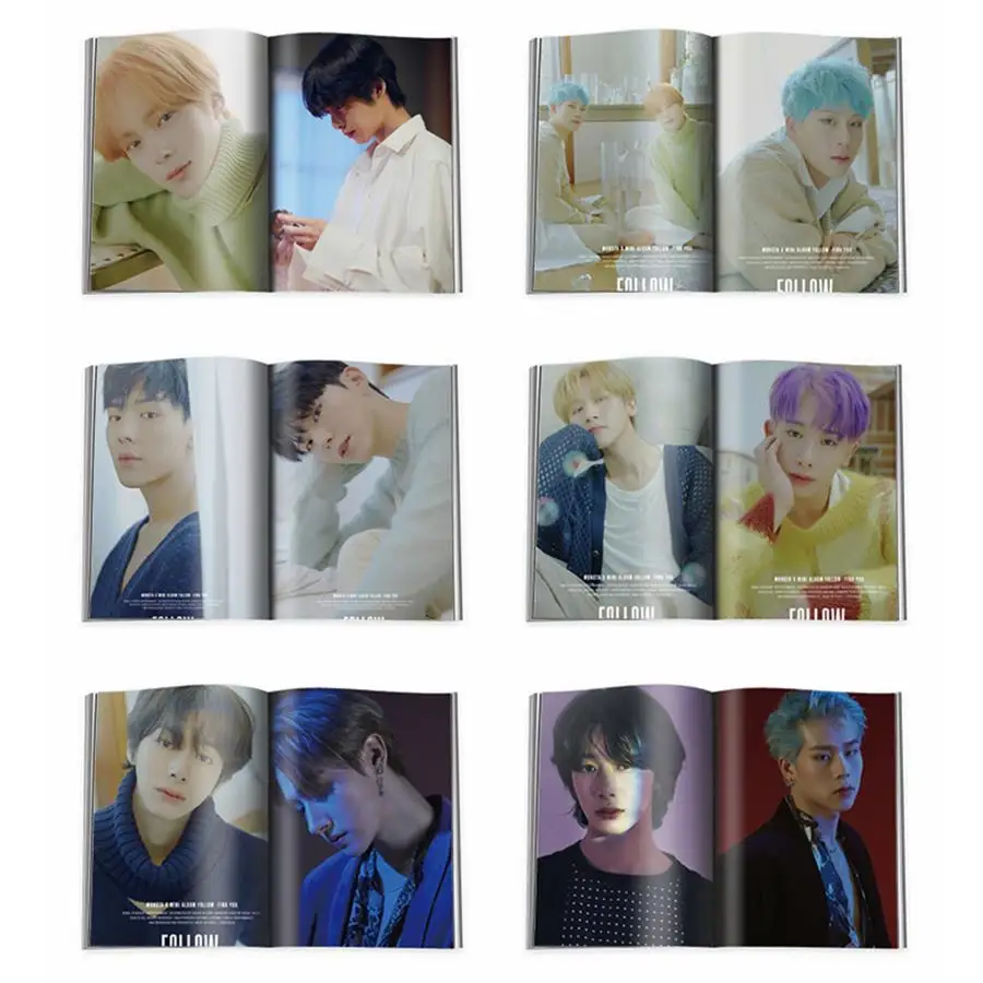 Monsta X Find You Mini Photo Book Shownu I M HD фотография НОВЫЙ Альбом Плакат Картина Kpop аксессуары| |