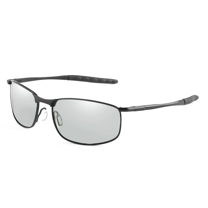 Солнцезащитные очки Мужские поляризационные металлическая оправа квадратные