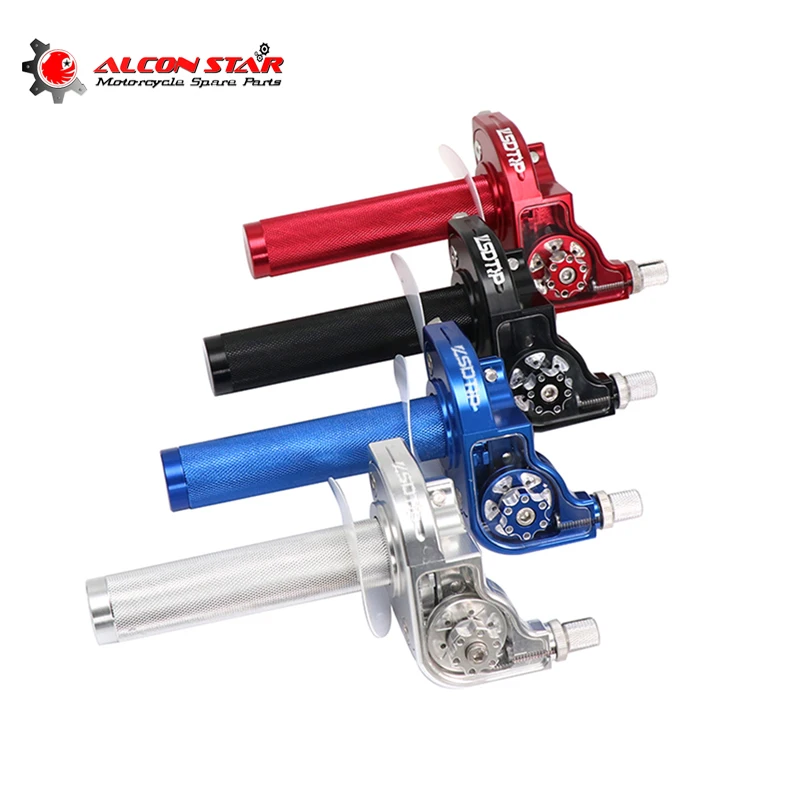 

Alconstar Motorcycle Parts Visual Throttle Twist Grips Settle Gas Throttle Handle For Dirt Pit Bikes 22mm Handlebar