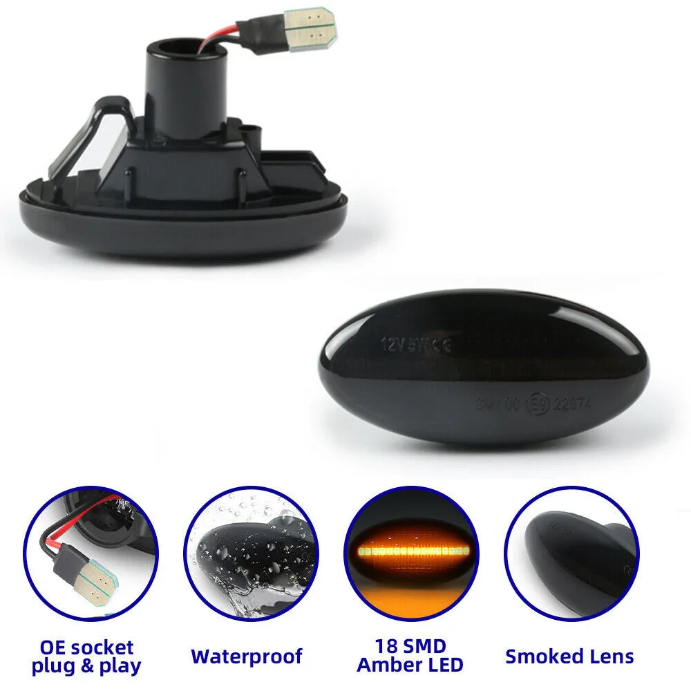 

Amber Turn Signal Lights Bright Canbus Error Free For Mazda 3 6 5 2 MPV