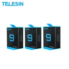 TELESIN 2 упаковки 1750 мАч аккумулятор для телефона 10 с аккумуляторной коробкой для GoPro 9 10 Черные Аксессуары для экшн-камеры