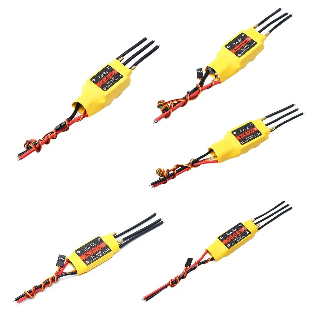 

Two-way Ship Water-cooled Electric Regulation Remote Control Boat Accessory ESC Brushless Speed Controller 2021