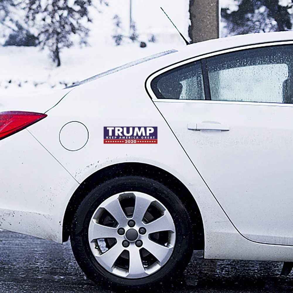 5 Pcs/Lot Donald Trump DIY PVC Car Stickers For America President 2020 Bumper Styling Body Exterior Decoration | Автомобили и