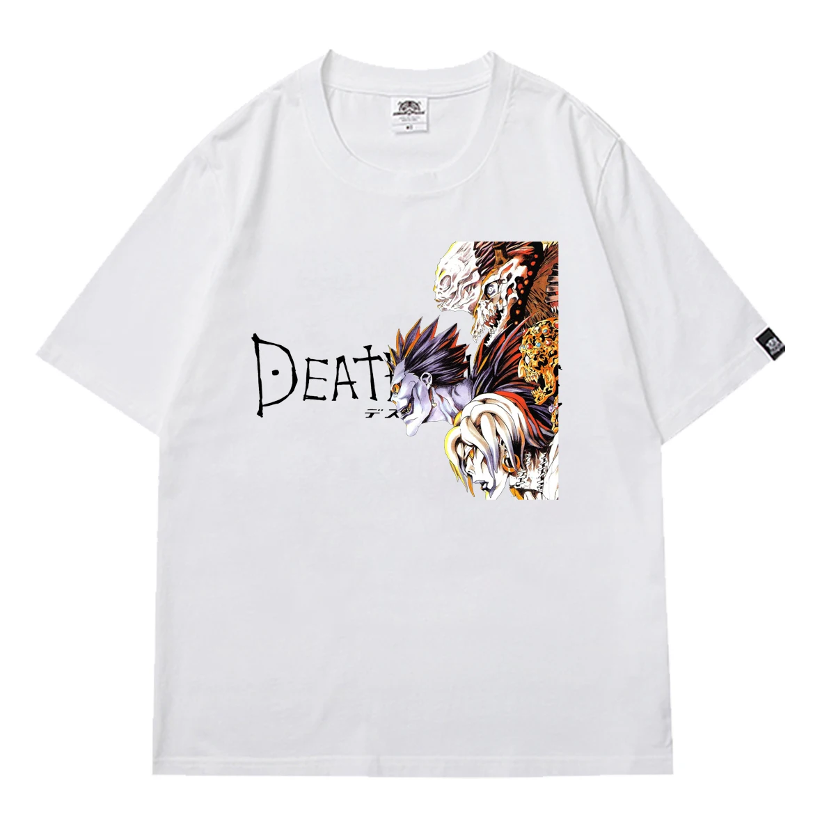 

Anime Death Note T-shirt Mens 2021 Summer Oversized T-shirt Gothic Dark Boys Male T-shirts Harajuku Street Loose Top Tee