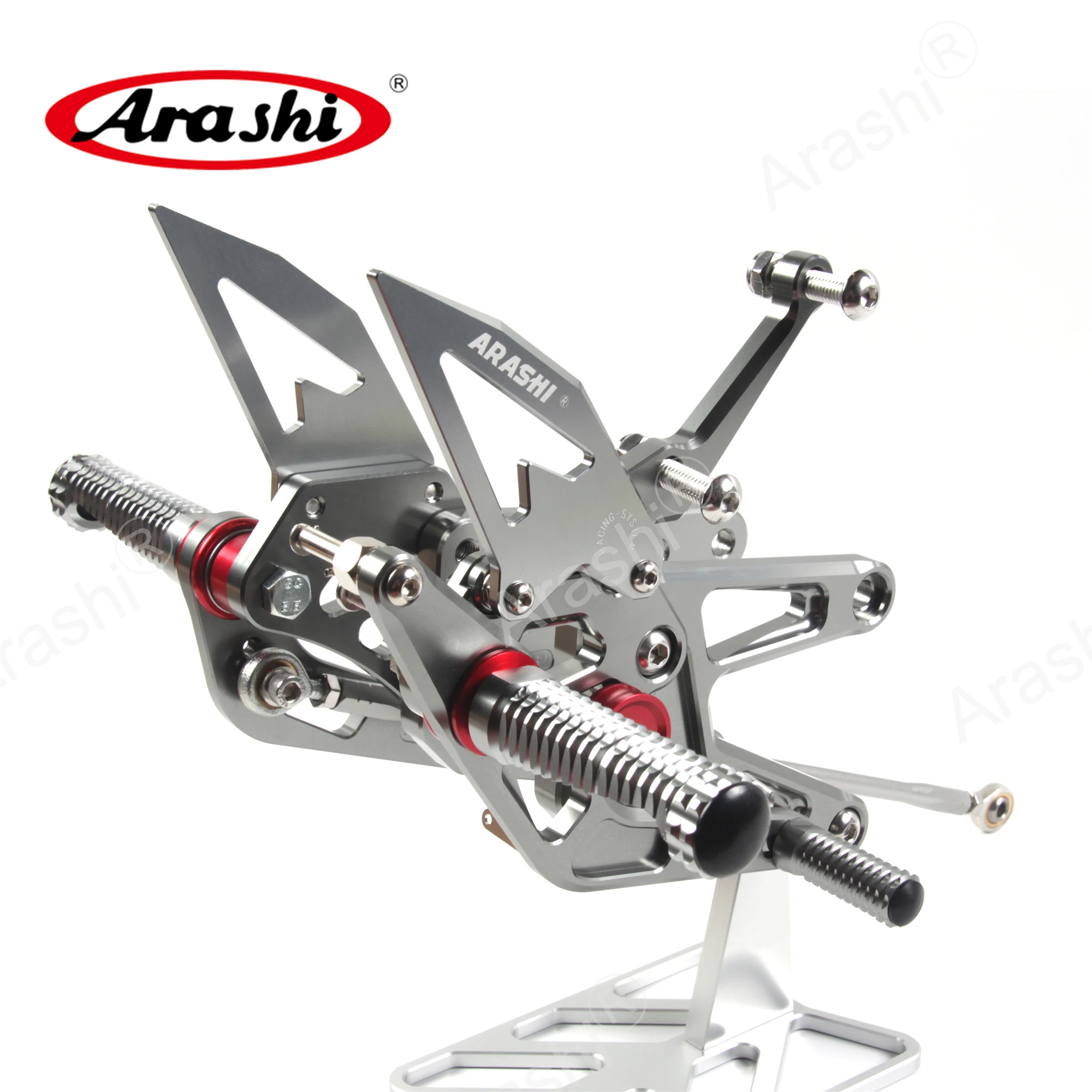Arashi для YAMAHA YZF R6 2003 2005 мотоциклетная подставка ног CNC регулируемые накладки задняя