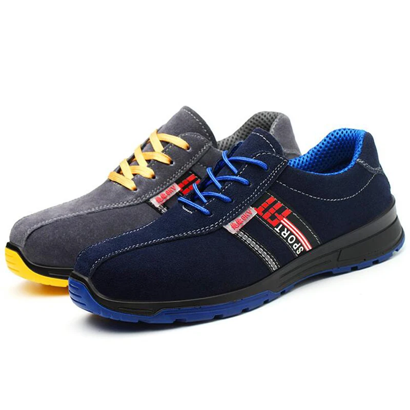 Мужские повседневные дышащие ботинки электрика размера плюс легкие защитные для