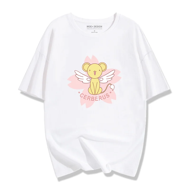 

Cerberus Cos Anime Cardcaptor Sakura /card Captor Cosplay Costume T-shirt Cerberus Cosplay Costume Halloween Summer Top Cotton