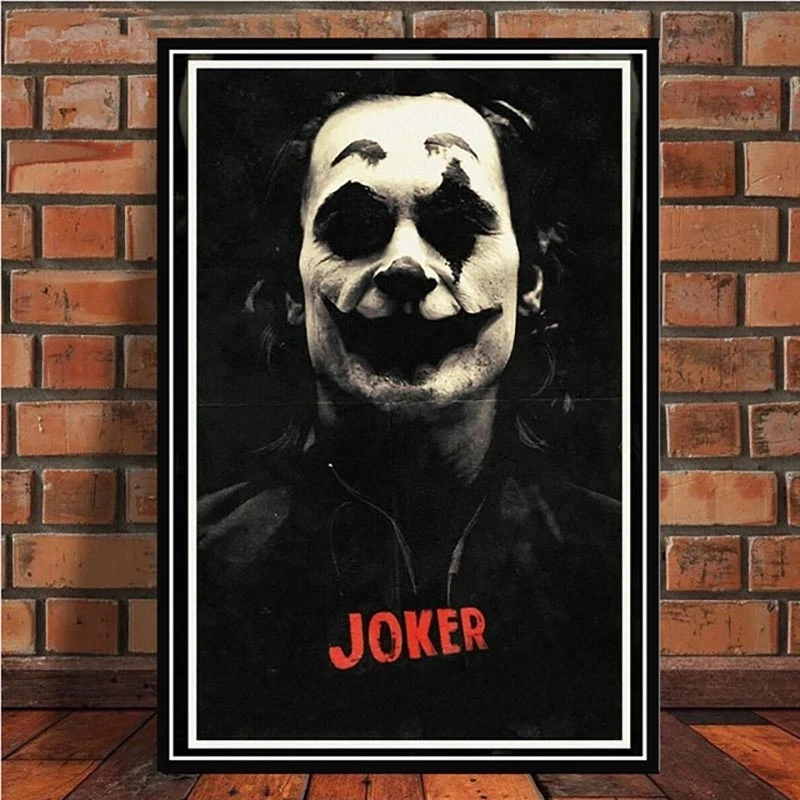 

Wall Art Modular Canvas Painting Joker Joaquin Phoenix Movie Artwork HD Prints Pictures Nordic Poster For Living Room Home Decor