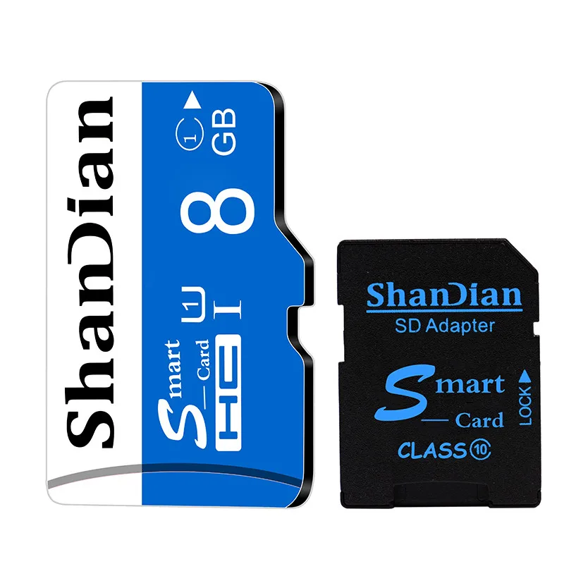 8GB Class 6 SHANDIAN Smastsd карта памяти 128 Гб 64 ГБ 32 ГБ 16 ГБ Smast SD карта класс 10 TF карта 8 Гб класс 6 реальная емкость Smastsd - Емкость: 8GB Class 6