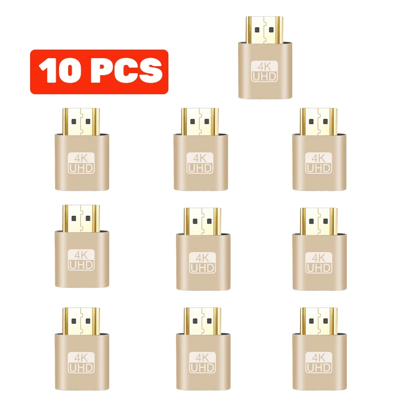 4K HDMI-совместимый виртуальный эмулятор дисплея EDID DDC муляж адаптер для майнинга