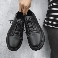 new mens shoes leather men business casual cowhide dad shoes non slip resistant outdoor footwear male handmade oxfords