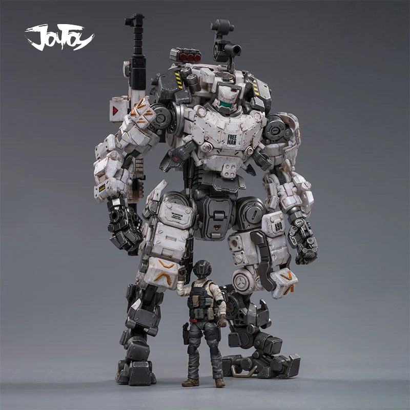(2 шт./лот) JOYTOY 1/25 фигурка робот военный стальной кости Броня серая меха Коллекция