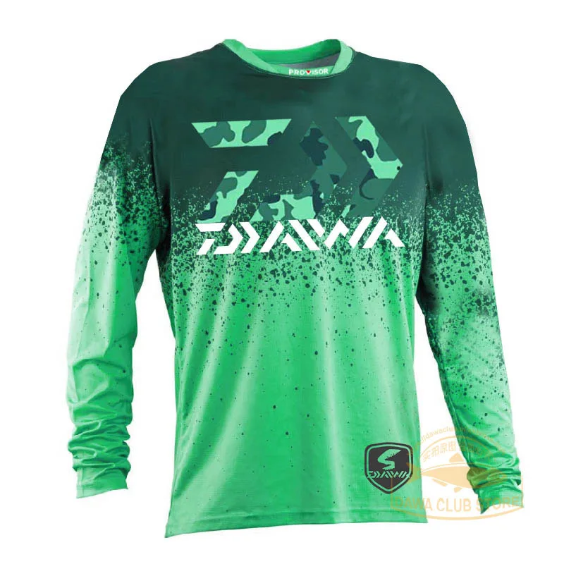 2020 Весенняя Мужская одежда для рыбалки с длинным рукавом дышащая анти УФ Защита