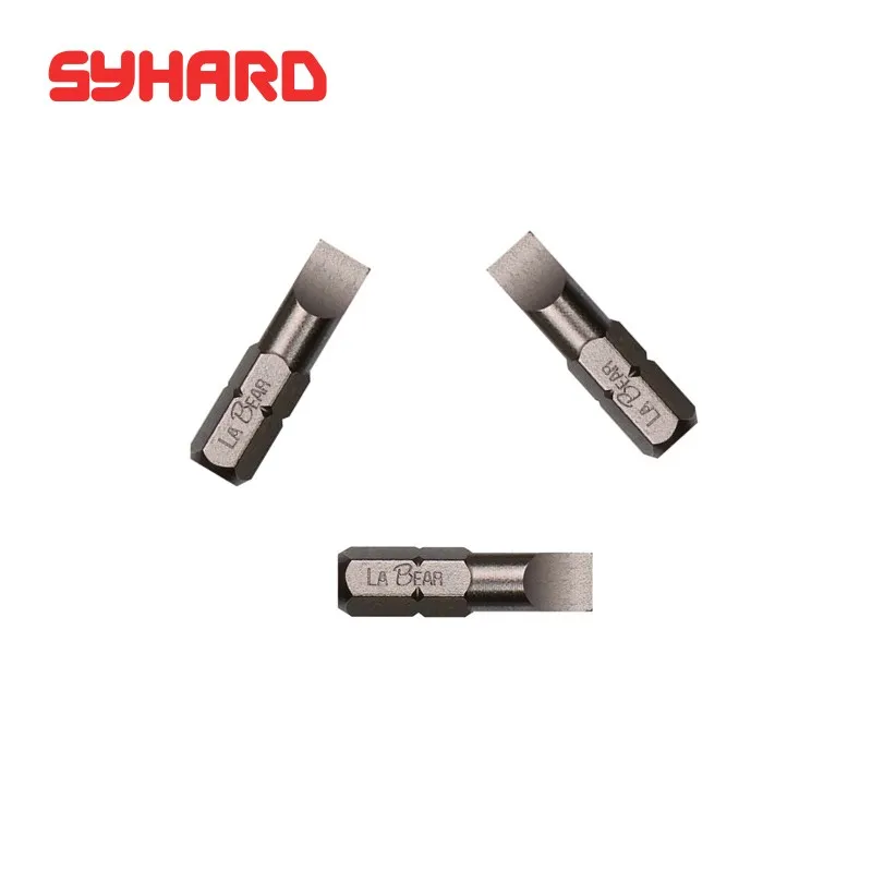 

10 pcs/lots Slotted bit slotted electric bit 8.0x1.6 8.0x1.2 7.0x1.2 6.5x1.2 5.5x1.0 5.5x0.8 4.5x0.6 4.0x0.5 3.0x0.5length 25mm