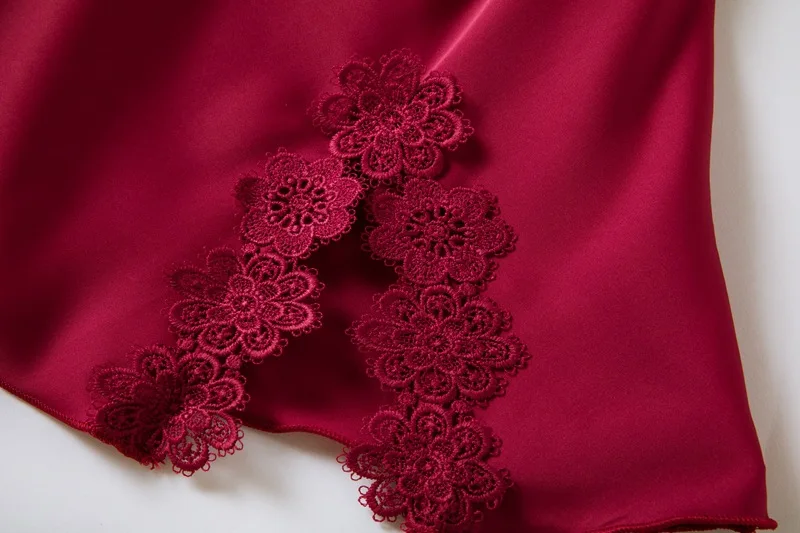 Женский пижамный комплект из 2 предметов ночная рубашка с v-образным вырезом