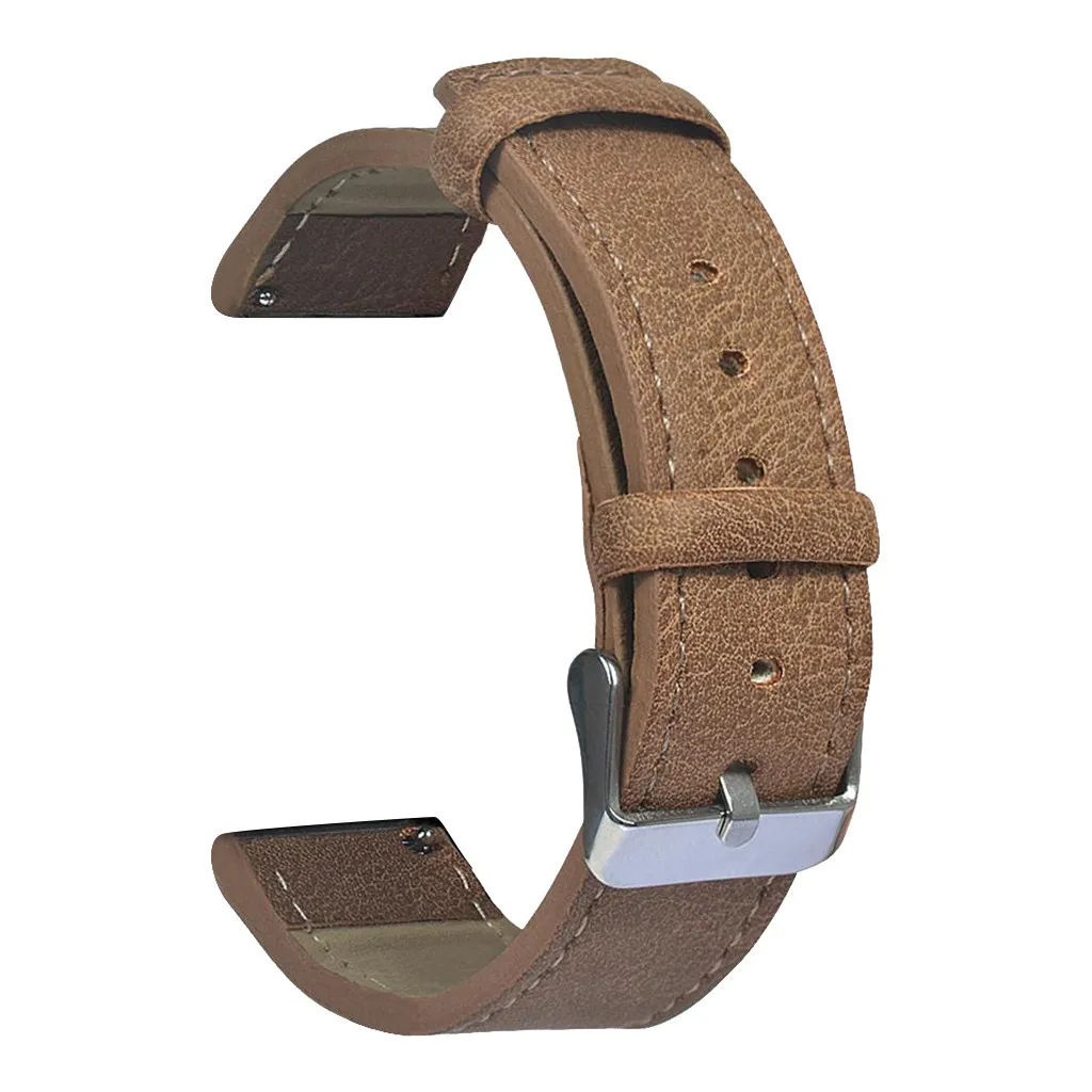 Сменный кожаный ремешок для часов Huami Amazfit GTS 2 цвета | Электроника