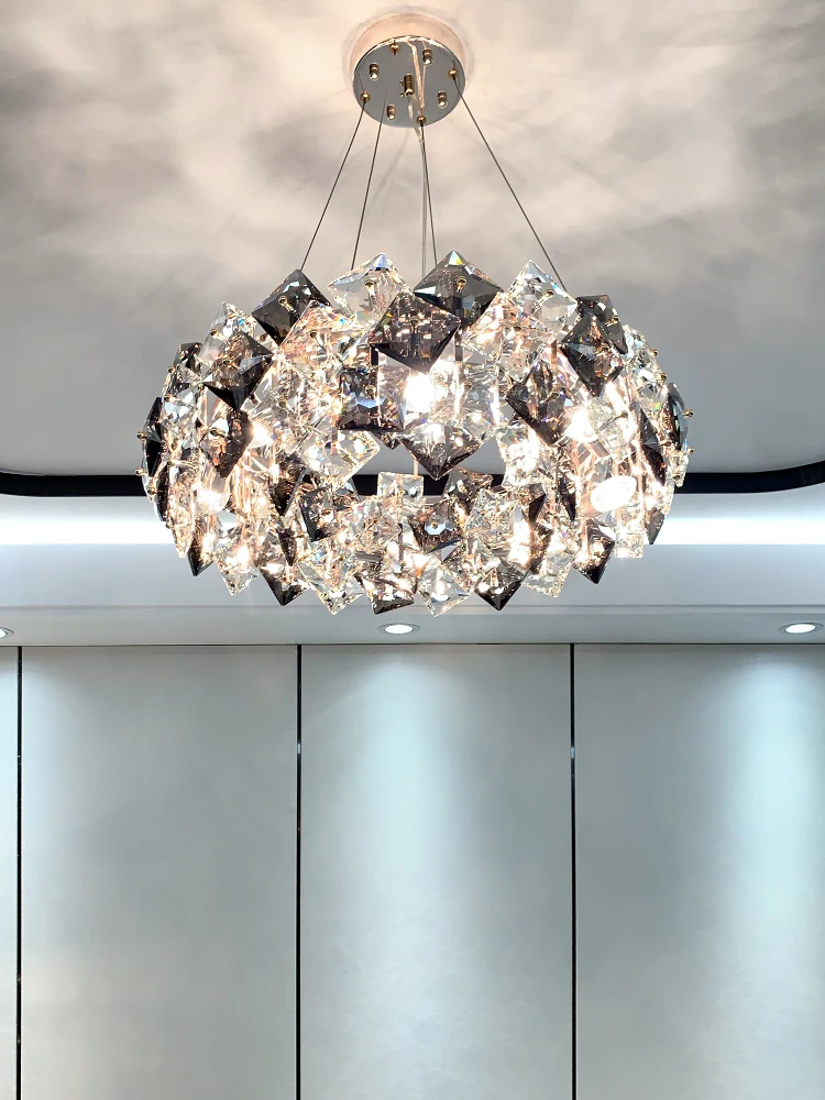 

Luxury Crystal Home Chandelier For Living Room Bedroom Hotel Lobby Hanging Lamp Modern Minimalist Creative Chandelier