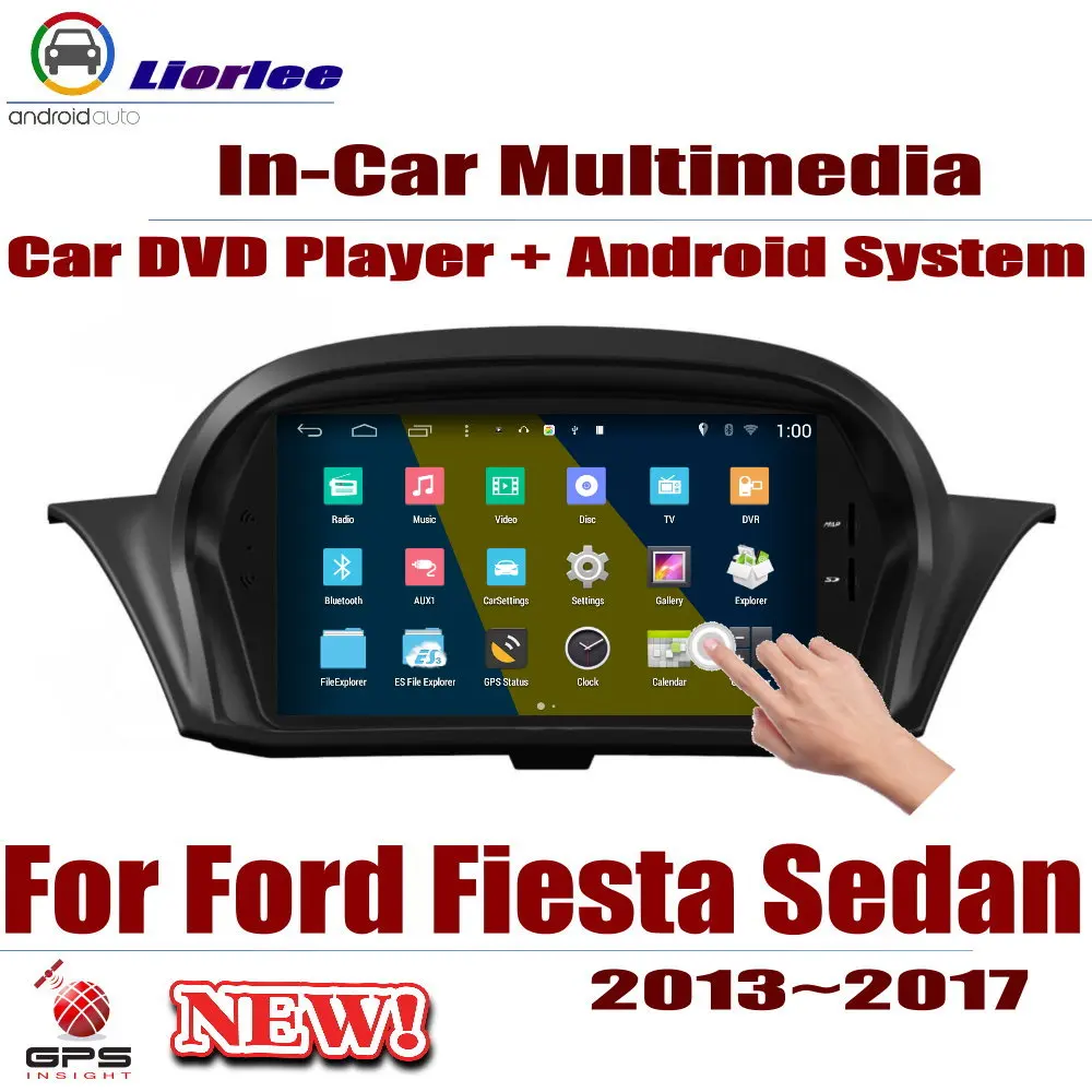 

For Ford Fiesta Sedan 2013-2017 Car Android DVD GPS Player Navigation System HD Screen Radio Stereo Integrated Multimedia