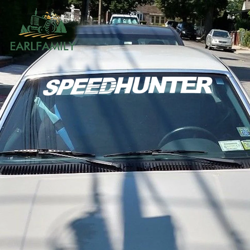 EARLFAMILY 100 см x 10 Стайлинг автомобиля SPEEDHUNTER Fornt наклейка на ветровое стекло