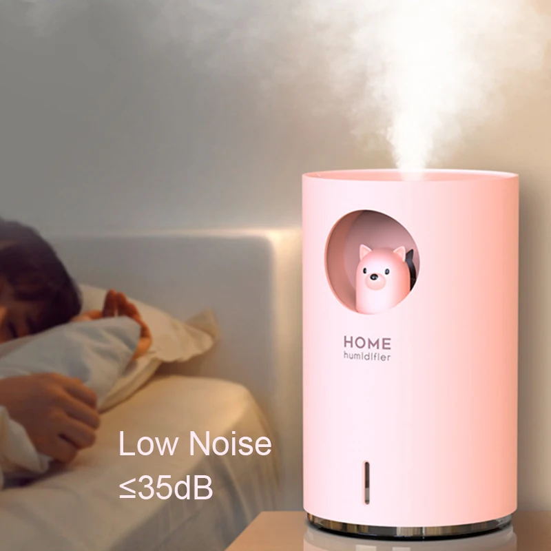 Ультразвуковой увлажнитель воздуха 700 мл с мультипликационным ароматизатором