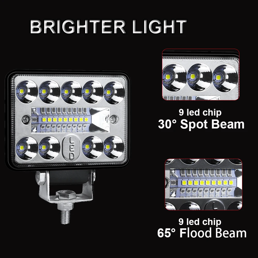 Светодиодсветильник балка Wrok 12 В 54 Вт 3030 светодиодов 18SMD для грузовиков тракторов