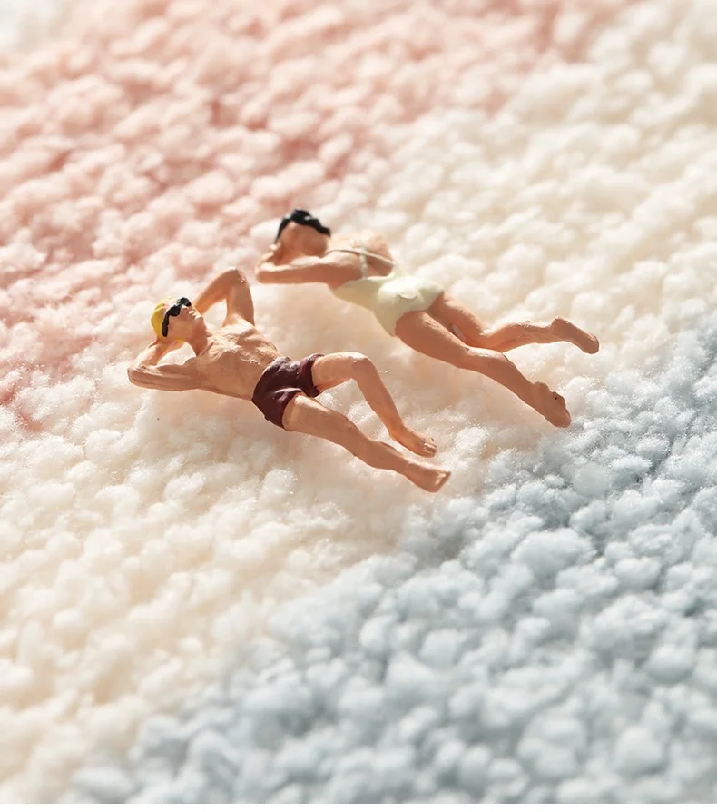 Геометрия коврик для ванной Супер Абсорбирующие ковры Овальный пол комнаты