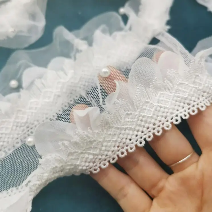 3 метра ширина 23 см красивая белая кружевная сетчатая отделка для свадебного