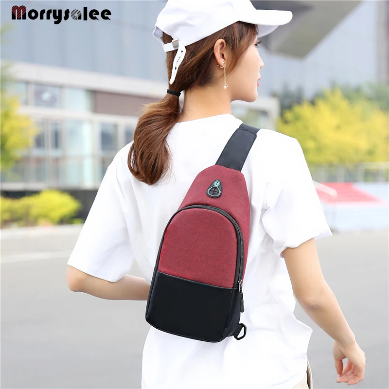 Men's Messenger Bags Multi-pocket Sling Shoulder Casual Chest Pack Travel Crossbody Male | Багаж и сумки
