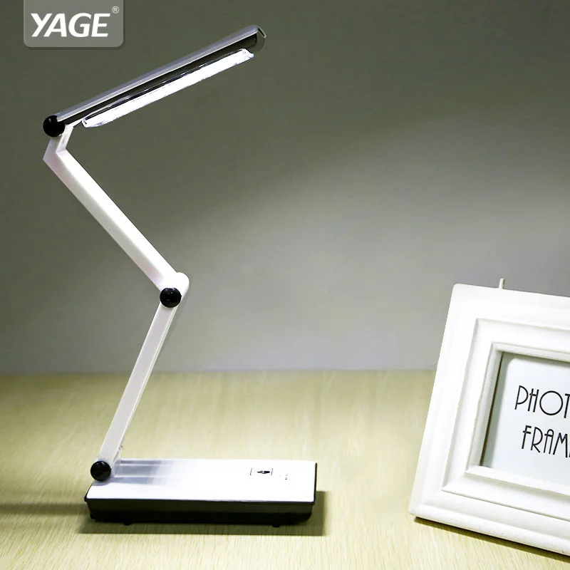2016 Топ Мода Yage Настольная Лампа Ночник Привело Стол Чтение Книг Usb Складная 3