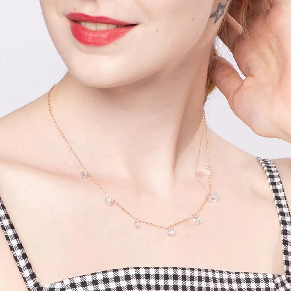 Женское ожерелье из серебра 925 пробы с драгоценными камнями | Украшения и