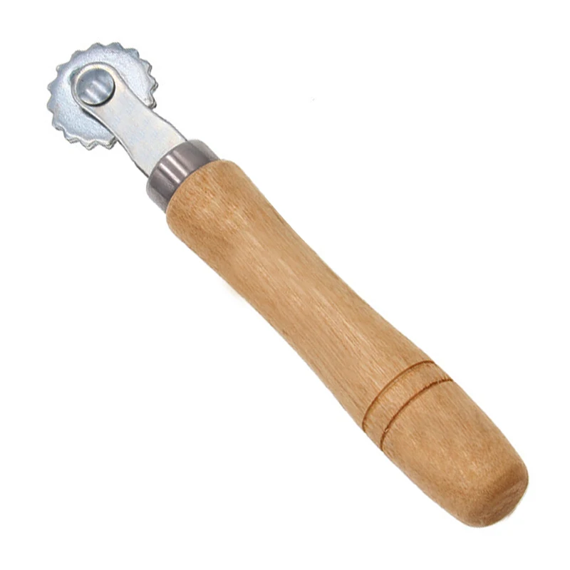 

5 Pcs Beekeeping Tool Wheel Embedder Wheel Pressure Wire Head Threader Threader Line Equipment Wooden Handle Honeycomb Embedding