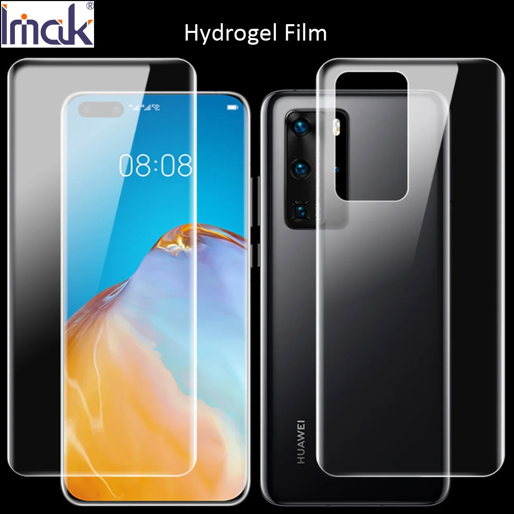 Imak Гидрогелевая пленка для Huawei P40 Pro + Plus задняя Передняя Мягкая Защитная
