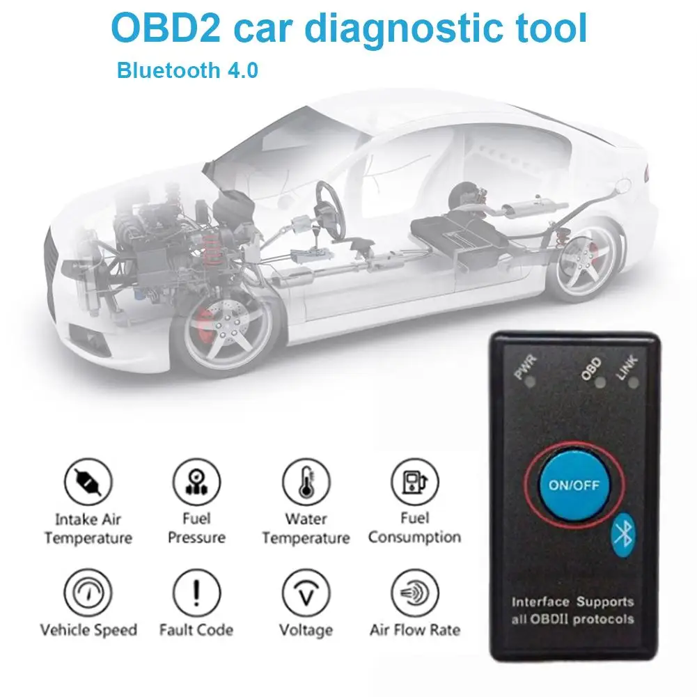 New Detector Auto Diagnostic Tool Mini Wireless Bluetooth Adapter For Tablet Smartphone |
