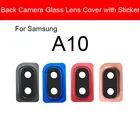 Задние стеклянные линзы для Samsung Galaxy A10 SM-A105FD A105FD основная задняя камера Объектив Стекло с наклейкой Запасные Запчасти