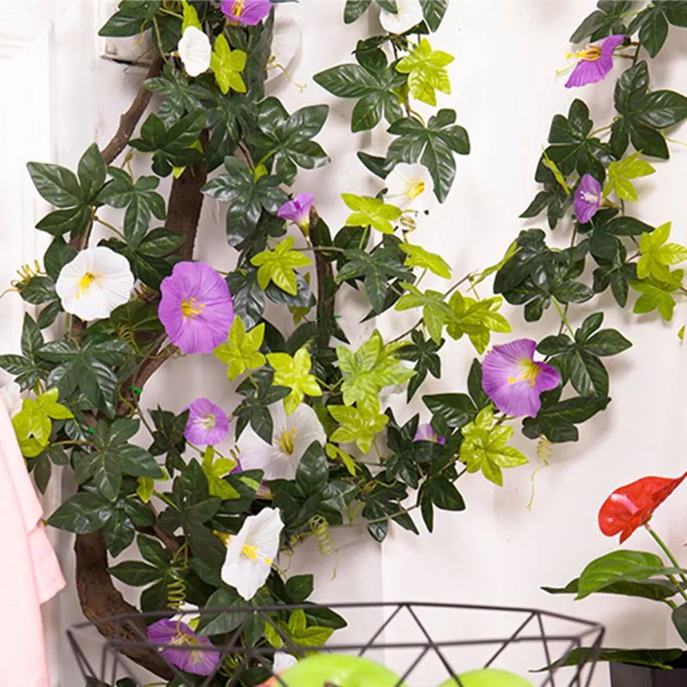 Моделирование Morning Glory ротанга декоративный искусственный цветок Крытый для труб