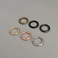 10 pcs 20mm o ring adjustable ring clip buckles hooks for handbag backpack dog collar metal buckles key chain rings saddle