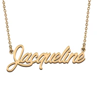 jacqueline custom name necklace customized pendant choker personalized jewelry gift for women girls friend christmas present