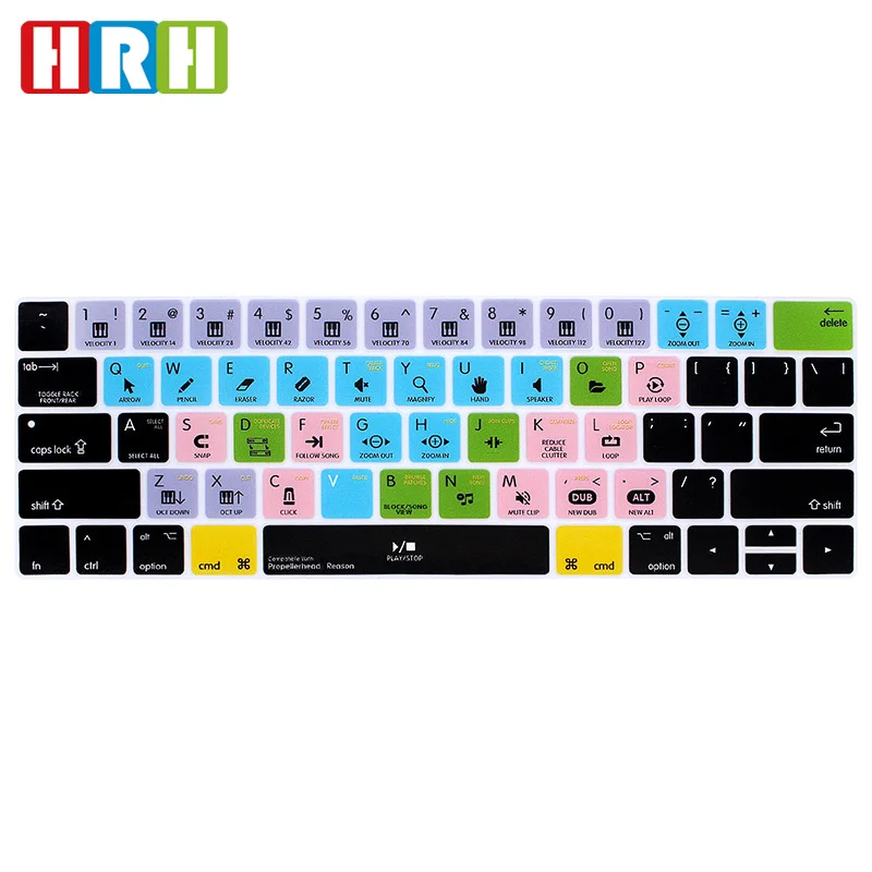 Силиконовая накладка на клавиатуру для Mac Pro 13 15Touch Bar A1706/A1707 A2159|silicone keyboard cover|keyboard