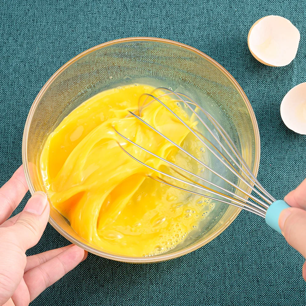 

9"/12" Stainless Steel Whisk Silicone Non-Slip Grip Egg Beater Ballon Whisk Milk Cream Butter Mixer Kitchen Gadget